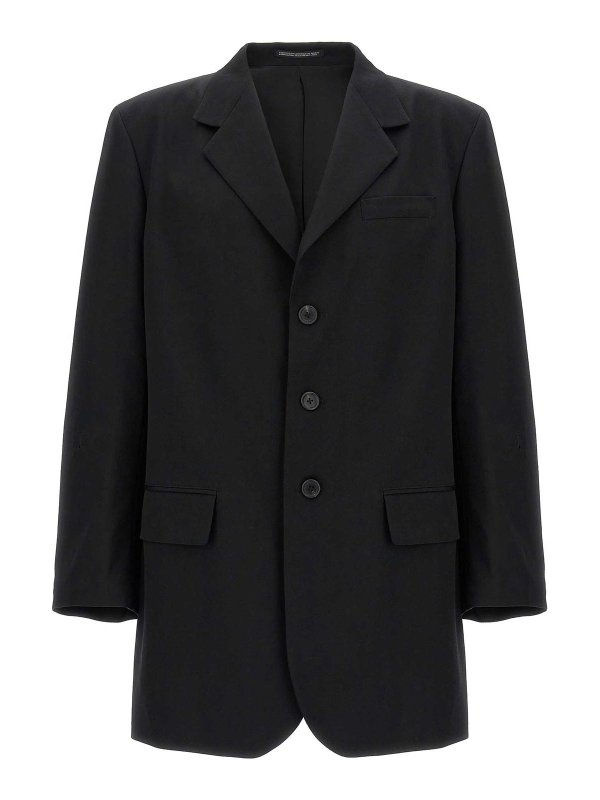 YOHJI YAMAMOTO: blazers - Back Opening Blazer