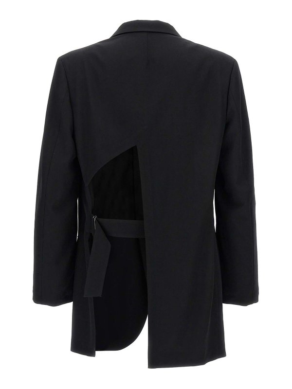YOHJI YAMAMOTO: blazers online - Back Opening Blazer