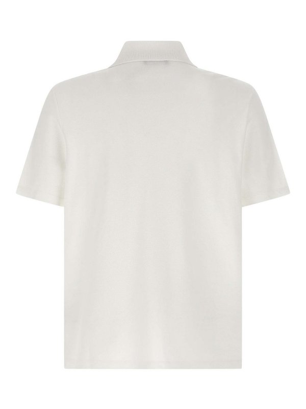 Balmain: Poloshirts online - Poloshirt - Weiß