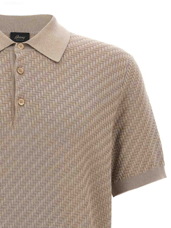The Best Shops BRIONI: ポロシャツ - ポロシャツ - ベージュ