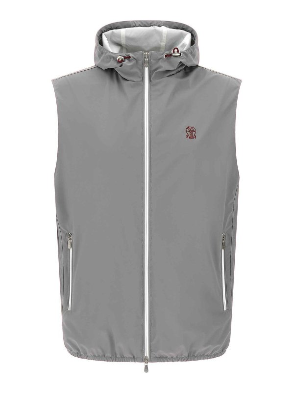 BRUNELLO CUCINELLI: Westen - Weste - Grau