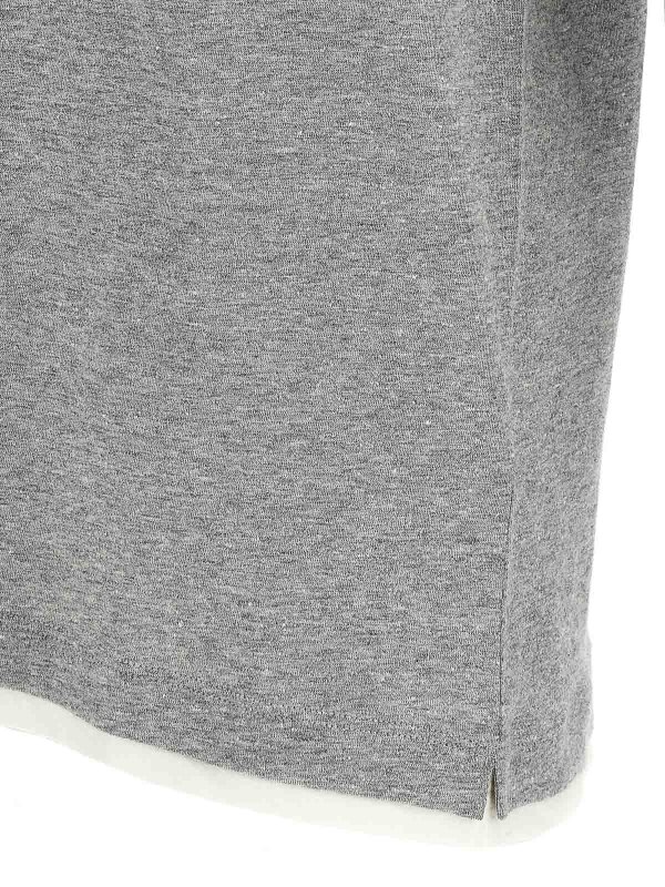 ポロシャツ - グレー shop online: BRUNELLO CUCINELLI