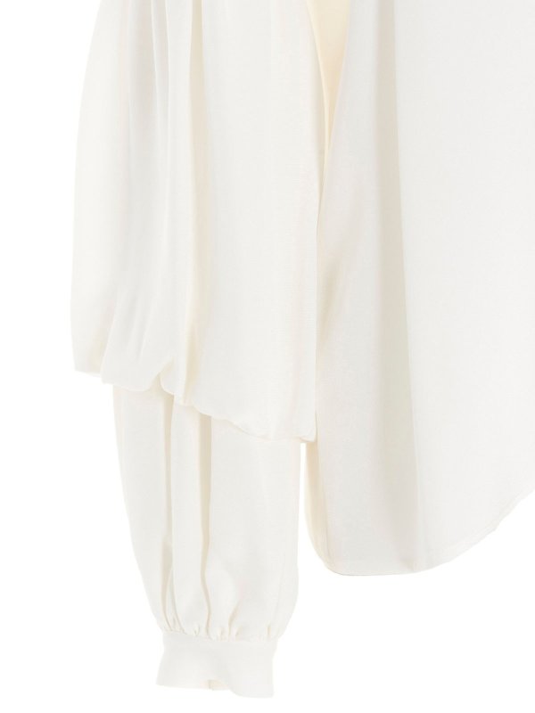 Puff-Sleeve Silk Shirt shop online: DI.LA3 PARI