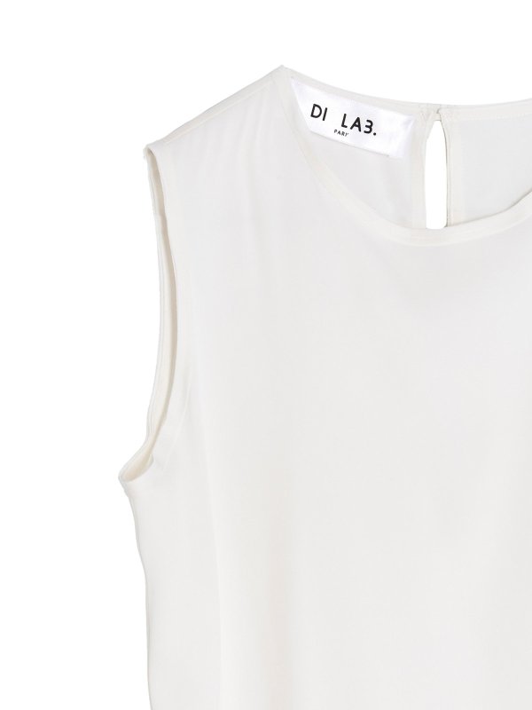 トップ/タンクトップ - 白 shop online: DI.LA3 PARI
