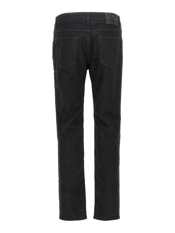 ETRO: Jeans évasés online - Jean Bootcut - Noir