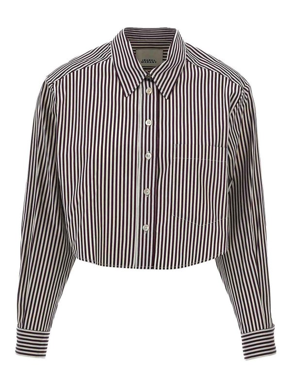 ISABEL MARANT: Hemden - Hemd - Dunkelrot