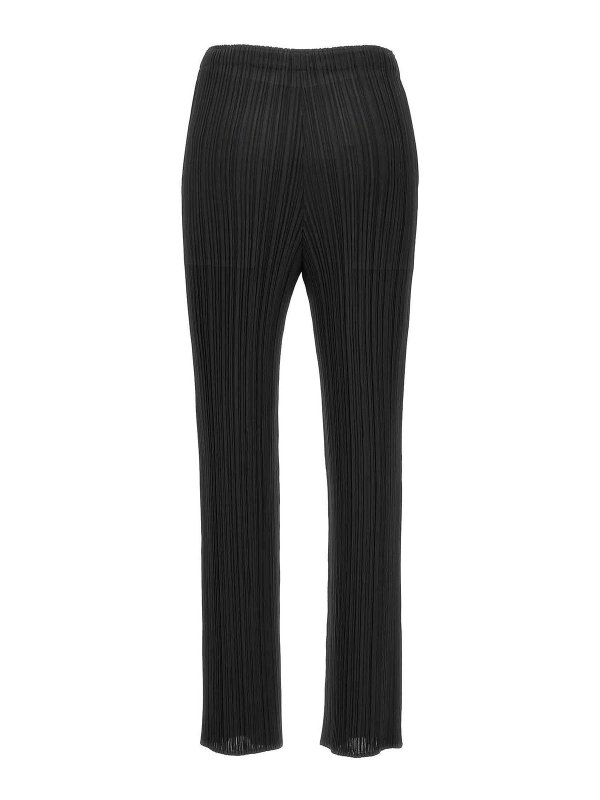 PLEATS PLEASE ISSEY MIYAKE: カジュアルトラウザー online - カジュアルパンツ - 黒