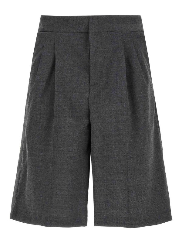 PT TORINO: Trousers Shorts - Techno Wool Bermuda Shorts