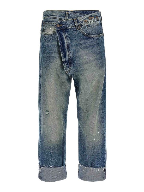 R13: Bootcut - Bootcut Jeans - Hellblau