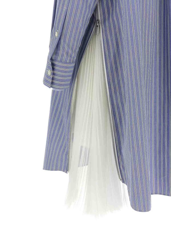 Knielanges Kleid - Hellblau shop online: Sacai