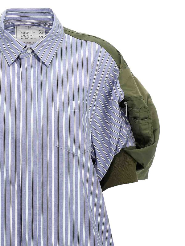 The Best Shops Sacai: short dresses - Mini Chemisier Dress