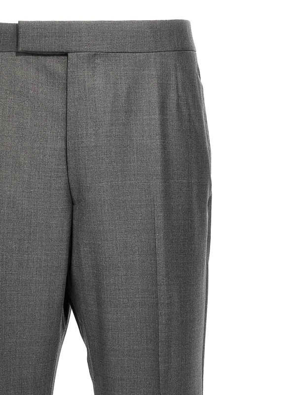 The Best Shops THOM BROWNE: casual trousers - Strap Pants