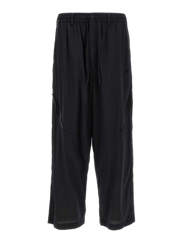 Y-3: pantaloni sport - Jogger nyl