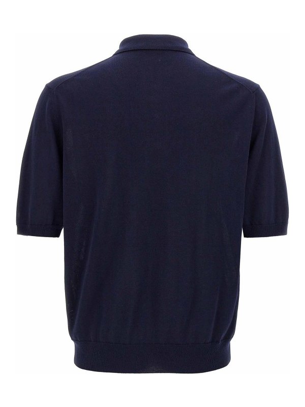 ZANONE: ポロシャツ online - ポロシャツ - ブルー