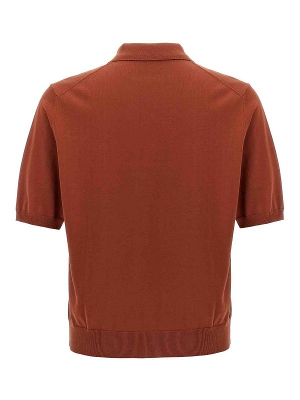 ZANONE: Polos  online - Polo - Rouge