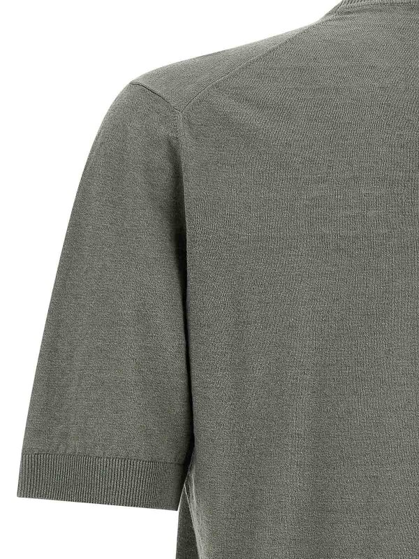 Pull Col Rond - Vert shop online: ZANONE