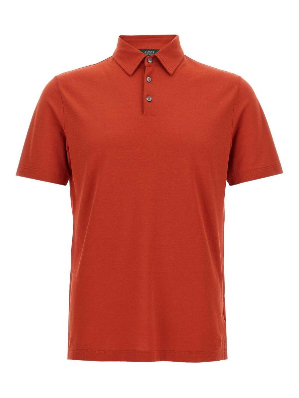 ZANONE: Poloshirts - Poloshirt - Orange