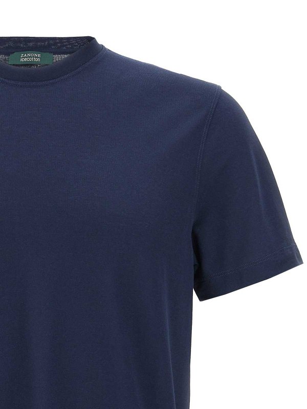 The Best Shops ZANONE: T-shirts - T-Shirt - Bleu