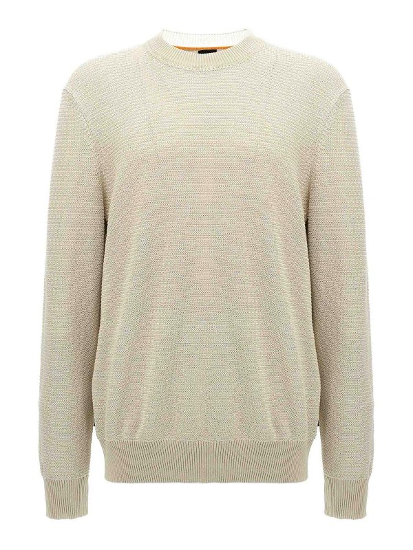 Hugo Boss: クルーネック - クルーネック - ベージュ