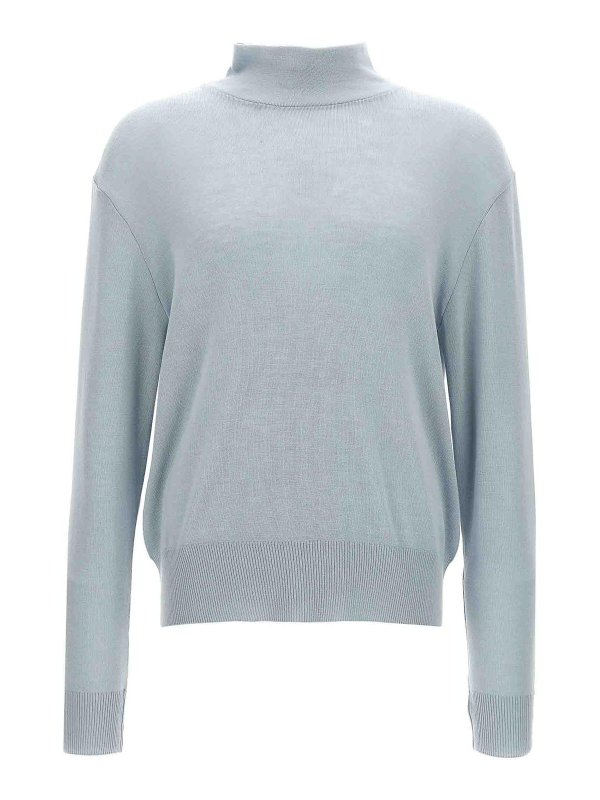 LEMAIRE: Rollkragenpullover  und Polo-Ausschnitt - Rollkragenpullover - Hellblau