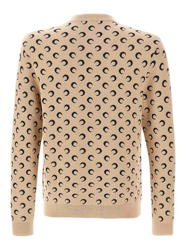 MARINE SERRE: Suéteres con cuello pico online - Suéter Cuello Redondo - Moon