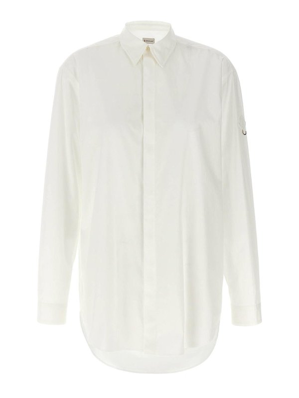 MONCLER: シャツ - シャツ - 白