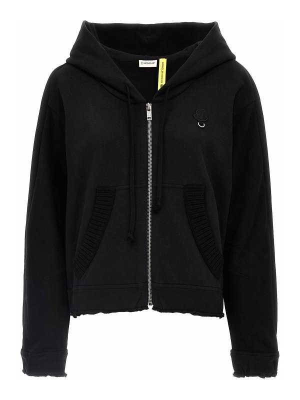 MONCLER: Sudaderas y suéteres - Sudadera - Negro