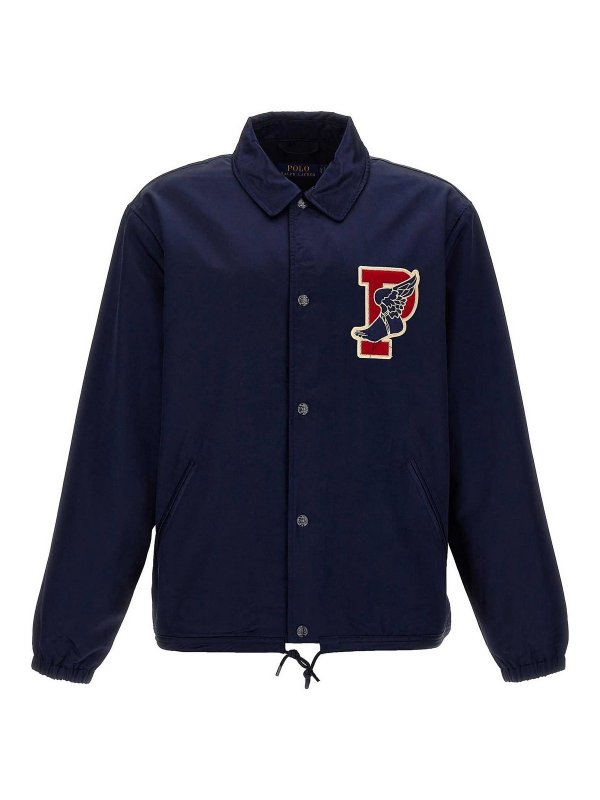 POLO RALPH LAUREN: ボンバージャケット - ブレザー - ブルー