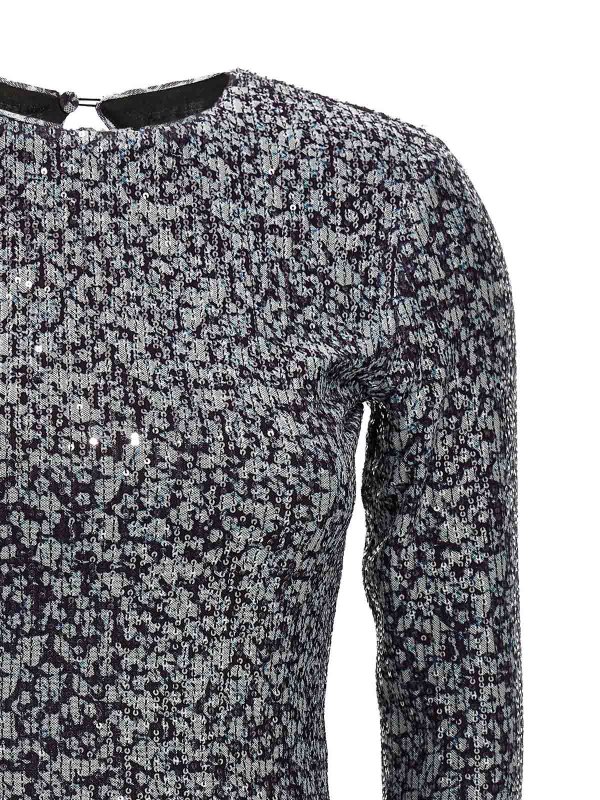 The Best Shops ROTATE Birger Christensen: Robe longueur genou - Robe Au Genou - Multicolore