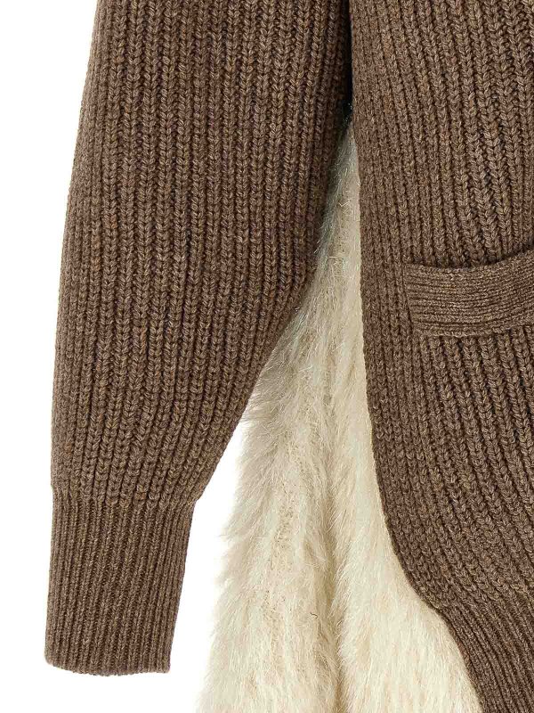 カーディガン - ブラウン shop online: UNDERCOVER