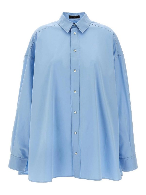 WARDROBE.NYC: ショートドレス - ショートドレス - ライトブルー