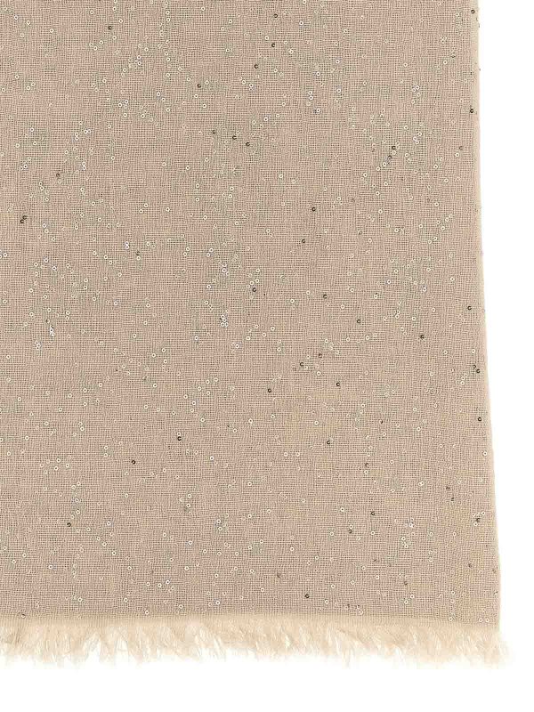 BRUNELLO CUCINELLI: scarves online - Micro Sequin Scarf