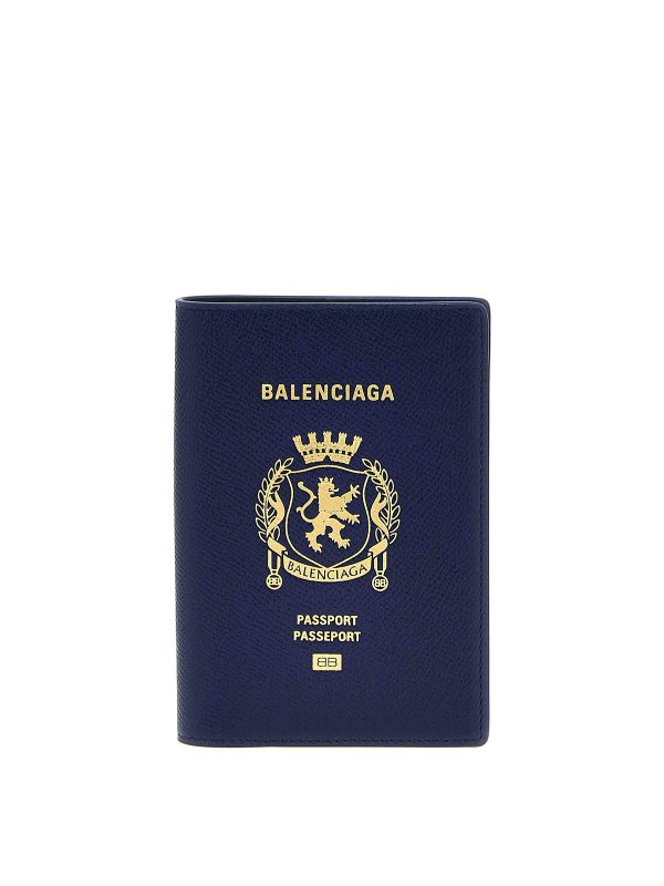 BALENCIAGA: 財布＆ポーチ - 財布 - ブルー