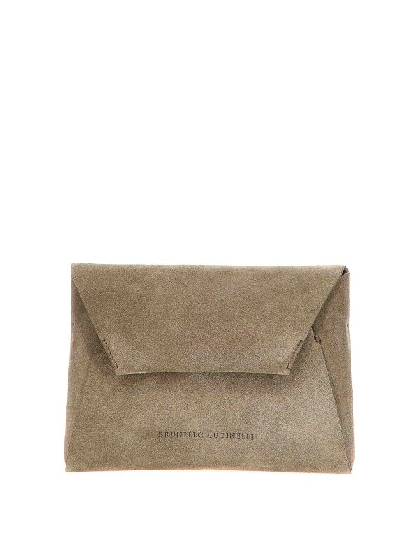 BRUNELLO CUCINELLI: クロスボディバッグ - クロスボディバッグ - グレー