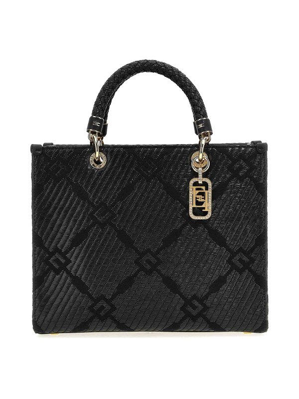 ELISABETTA FRANCHI: Umhängetaschen - Umhängetasche - Schwarz