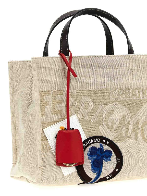 The Best Shops FERRAGAMO: クロスボディバッグ - クロスボディバッグ - ベージュ