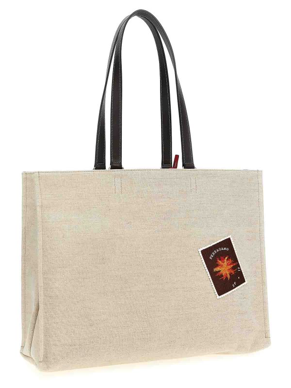 FERRAGAMO: クロスボディバッグ online - クロスボディバッグ - ベージュ