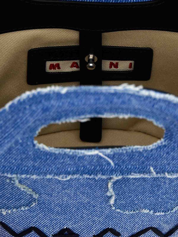 トートバッグ - ライトブルー shop online: Marni