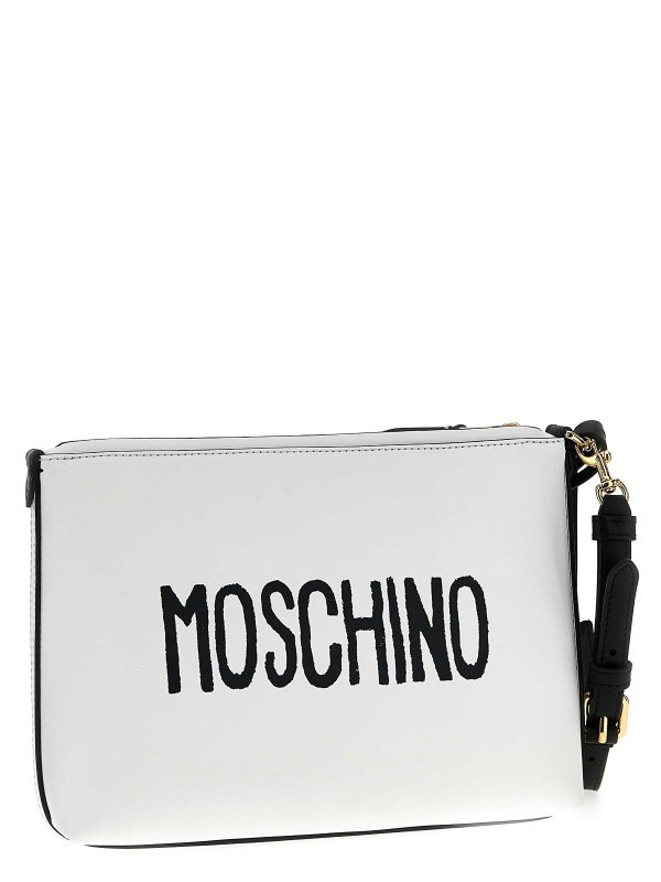 MOSCHINO: クラッチバッグ online - クラッチバッグ - 白