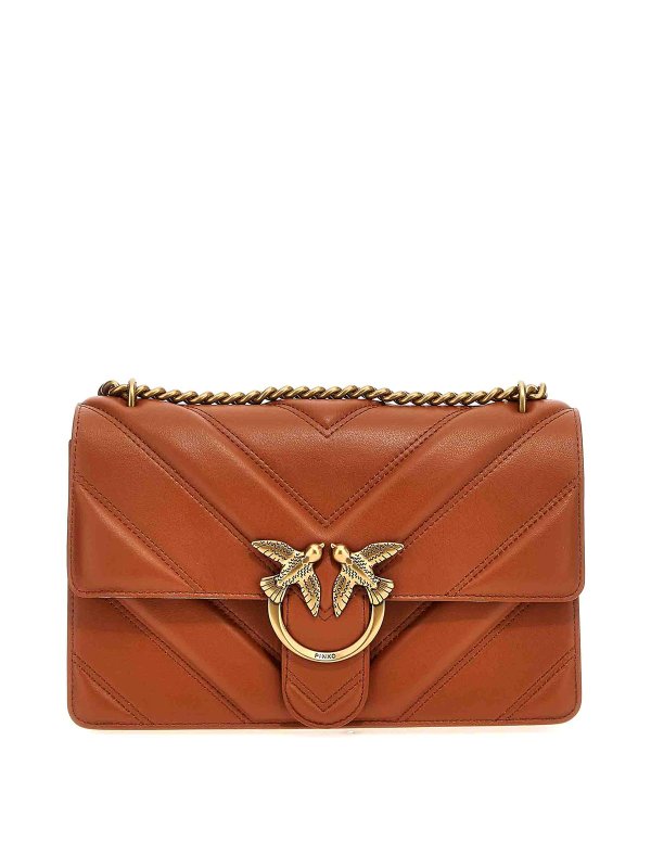 Pinko: クロスボディバッグ - クロスボディバッグ - ブラウン