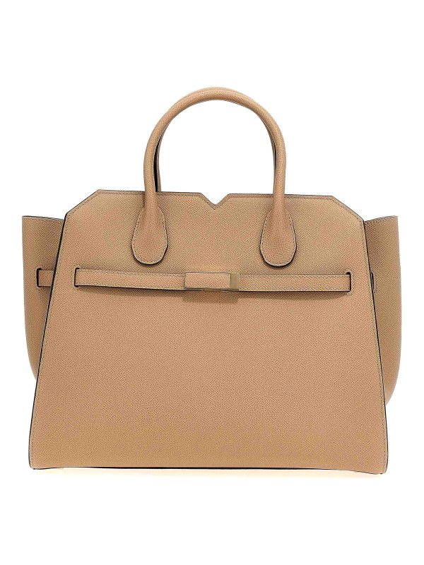 VALEXTRA: Handtaschen - Shopper - Beige