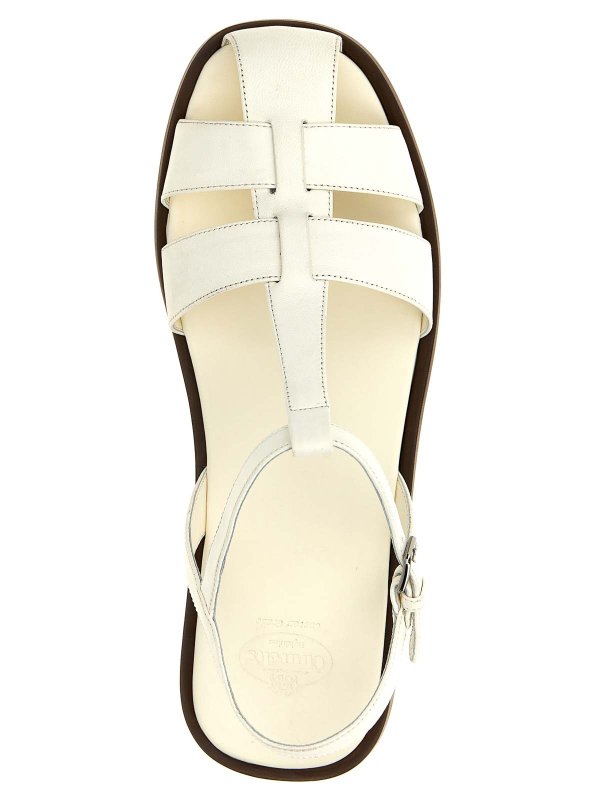 サンダル・ミュール Church's SS25 'Odyssey' sandals (DX01139QL F0ALL) Church's Odyssey Sandals - White - Women | DX01139QLF0ALL