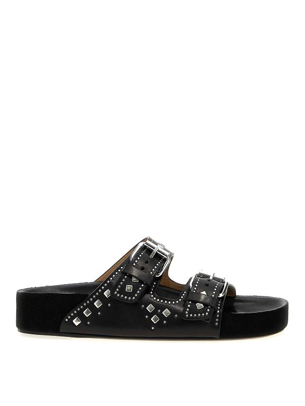 ISABEL MARANT: Sandalias - Sandalias - Negro