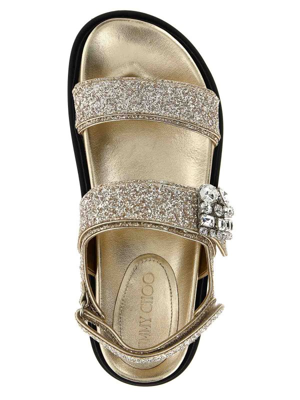 Sandales - Or shop online: JIMMY CHOO