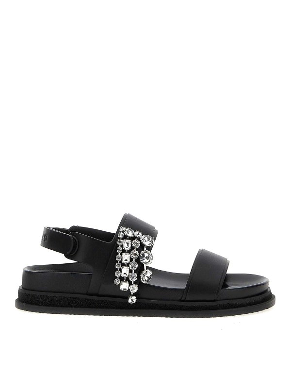 JIMMY CHOO: サンダル - サンダル - 黒