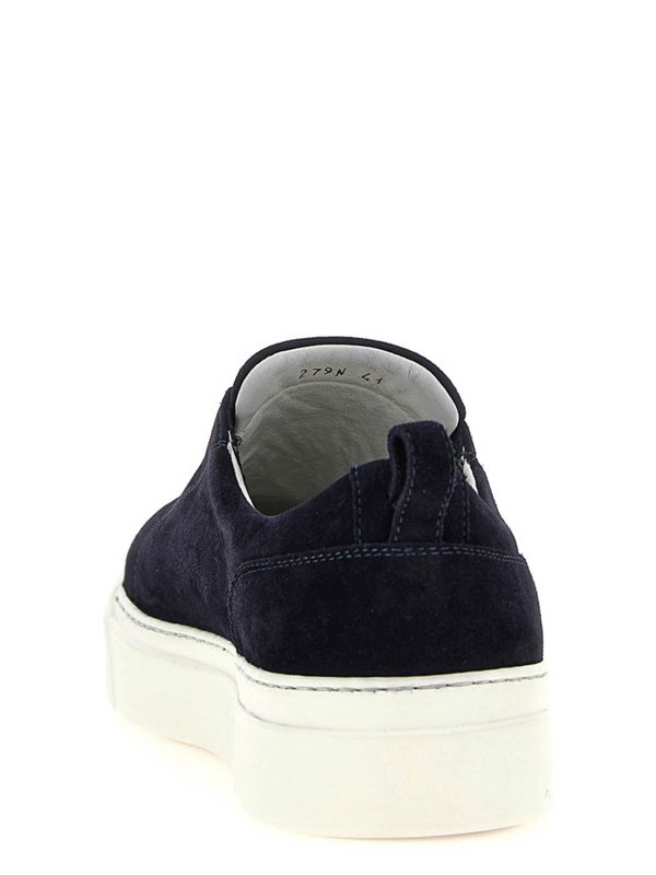 スニーカー Kiton SS25 Suede sneakers (USSA279N0120407 00B) Kiton Suede Sneakers - Blue - Men | USSA279N0120401007