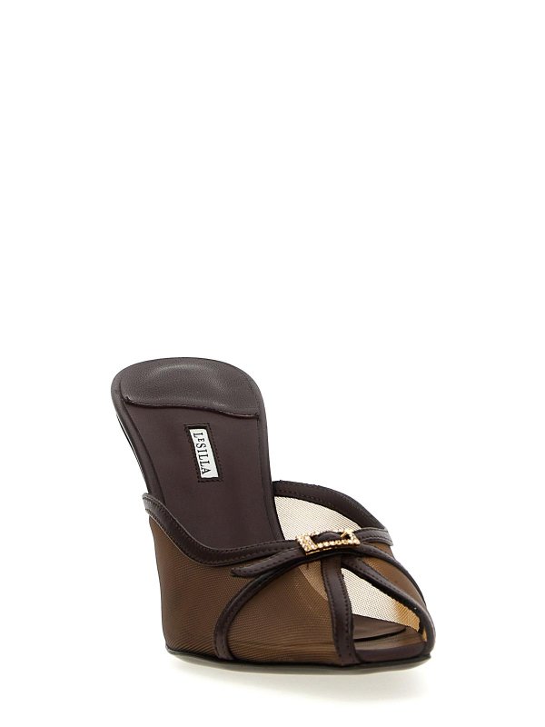 Le Silla: ミュール online - ミュール - ブラウン