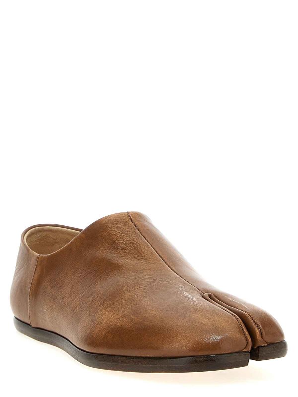 Maison Margiela: フラットシューズ online - フラットシューズ - ブラウン