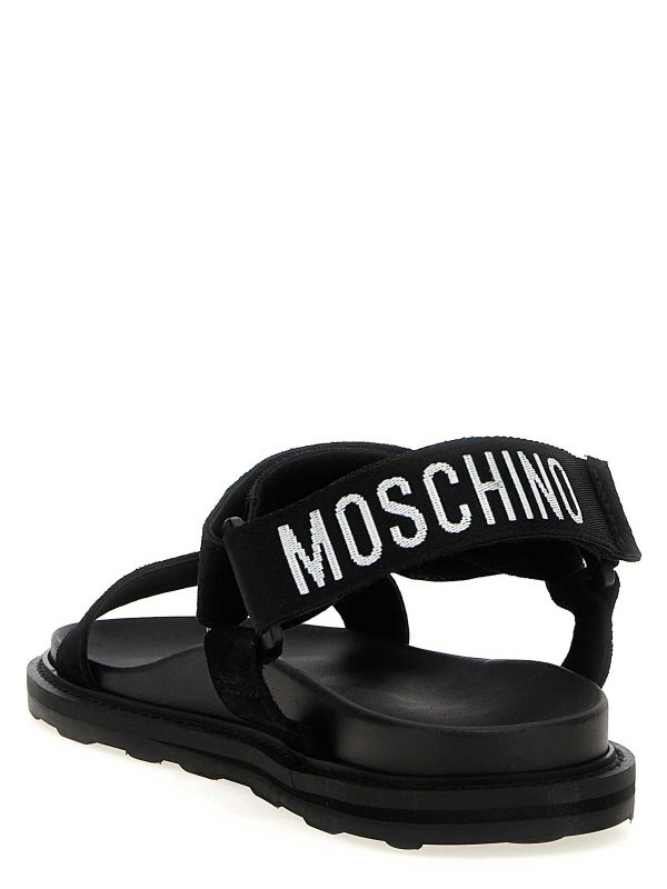The Best Shops MOSCHINO: サンダル - サンダル - 黒