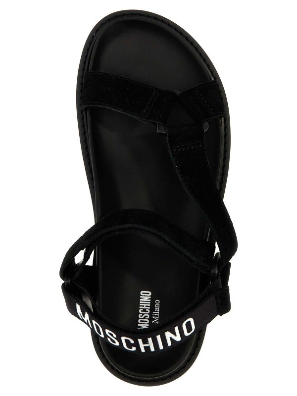 サンダル - 黒 shop online: MOSCHINO